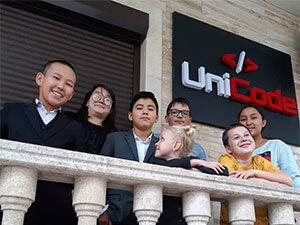 Photo of students at UniCode School