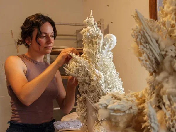 Image of Molly Altman sculpting