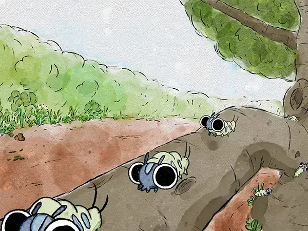 Screen shot from animation