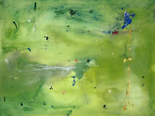 Helen Frankenthaler's A Green Thought in a Green Shade