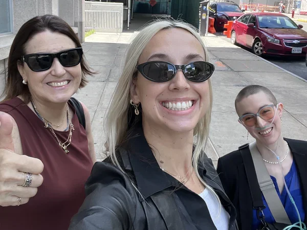 Photo of Clinical Director Dr. Susan Polizzi, Audre Wirtanen '16, and L. Tuthall after having received Article 28 Contingent Approval from the New York State Department of Health in June 2026. 