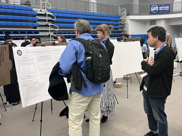 Image of Lilly VonFrank presenting poster