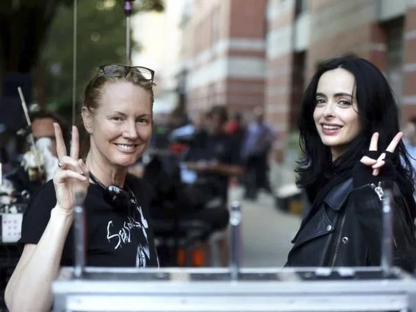 Image of Melissa Rosenberg and Krysten Ritter