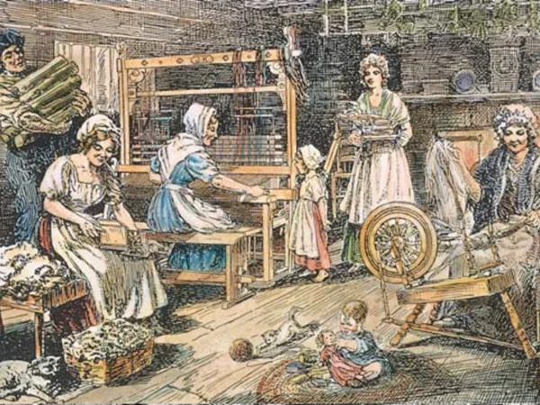 Image of colonists at work