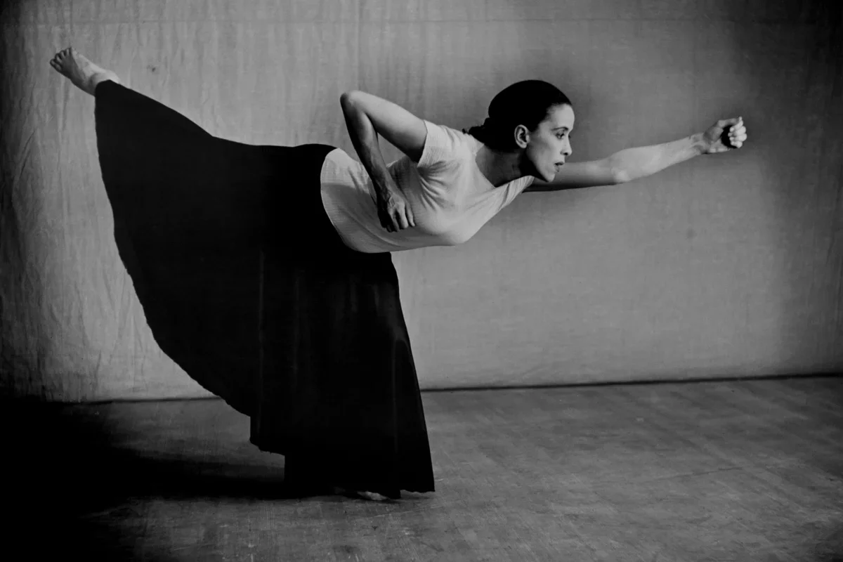 Photo of Martha Graham in Immediate Tragedy, courtesy of Martha Graham Resources.