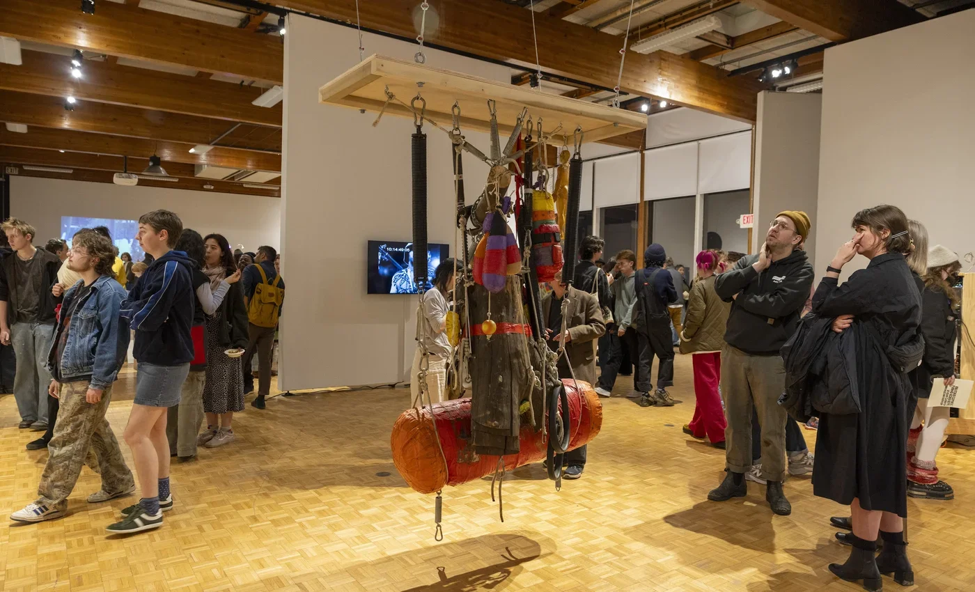 Image of Milford Graves opening exhibit