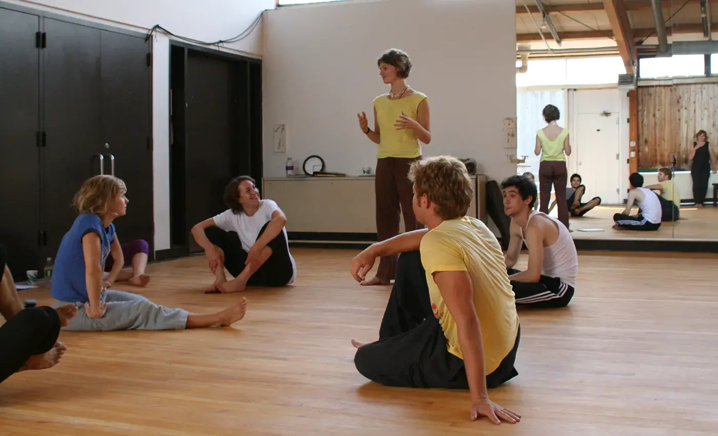 Dance rehearsal in VAPA E320 studio