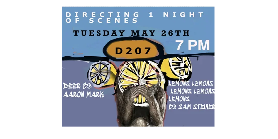 Image of Drama I night of scenes poster