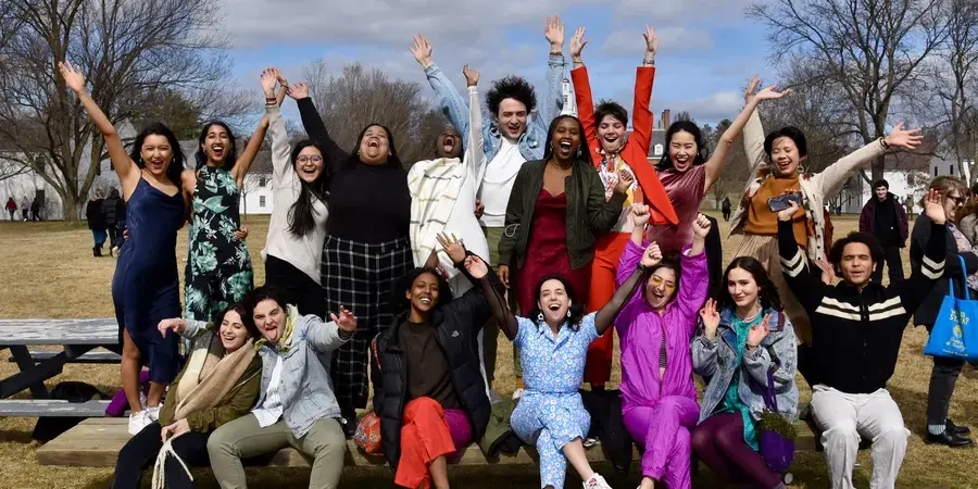 photo of Bennington students