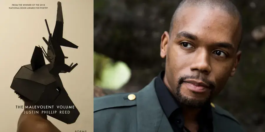 Image of Justin Phillip Reed and book cover