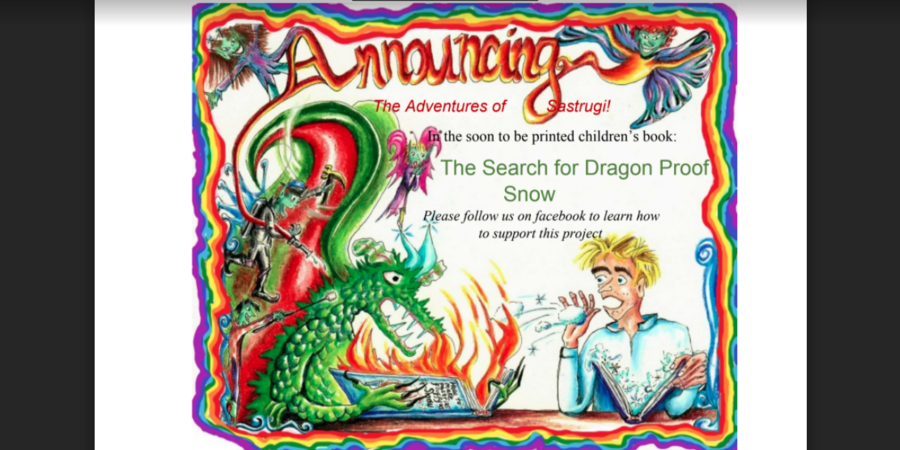 colourful dragon illustration 