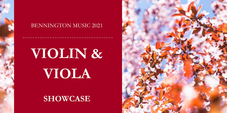 Violin and Viola Showcase Poster