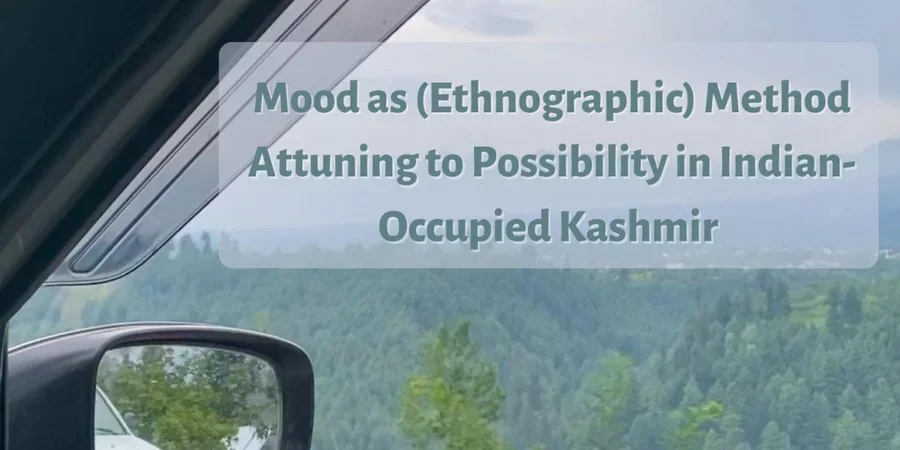 Image of view out of car window