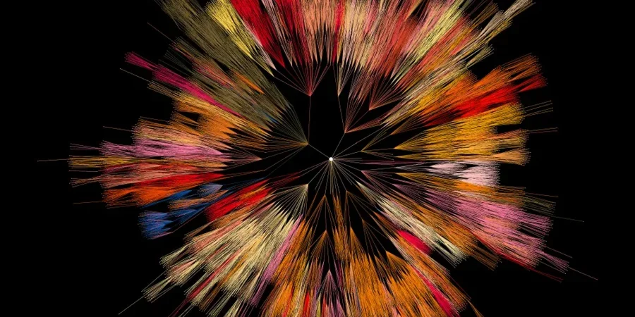 Image of lots of bright lights