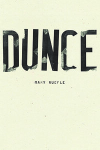 White cover that says Dunce in black letters