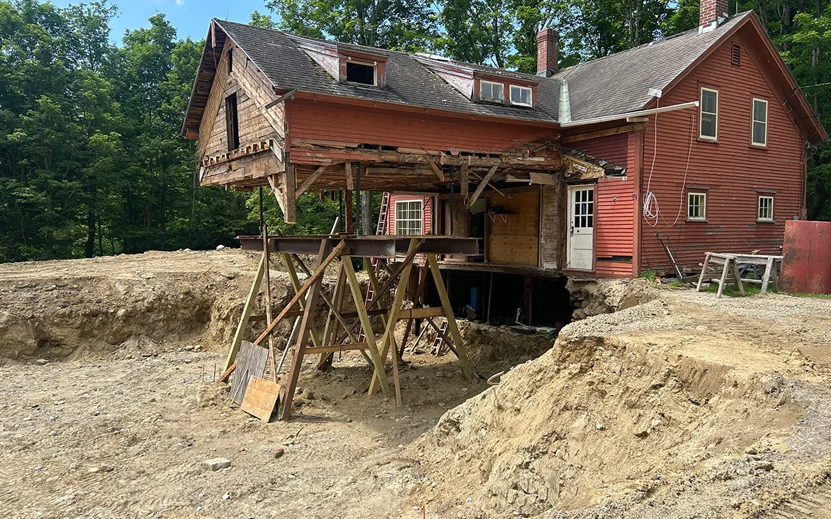 Image of reconstructed barn
