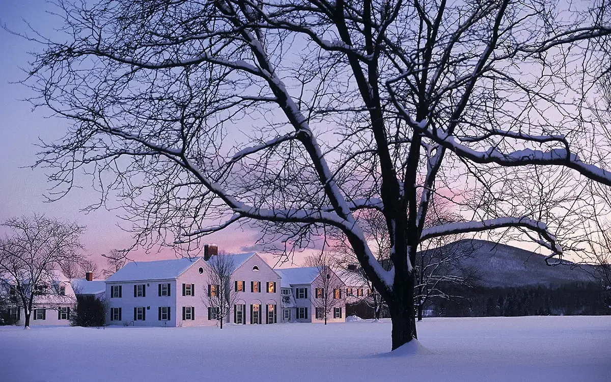 Bennington in the snow