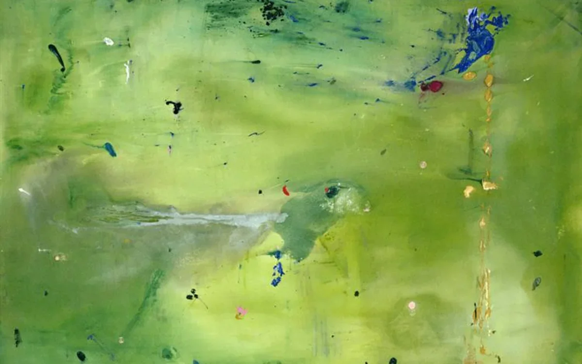 Helen Frankenthaler's A Green Thought in a Green Shade