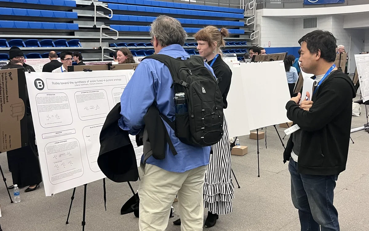 Image of Lilly VonFrank presenting poster