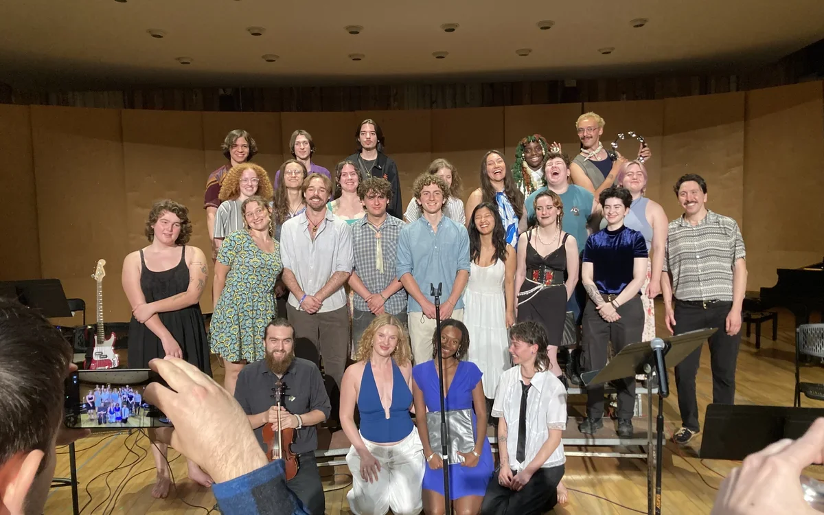 Image of smiling group of musicians