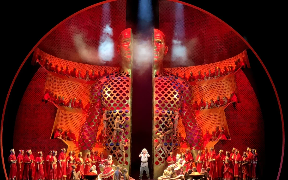 Alexander Dodge's set for Samson et Dalila at the Metropolitan Opera. Credit: Ken Howard/Met Opera