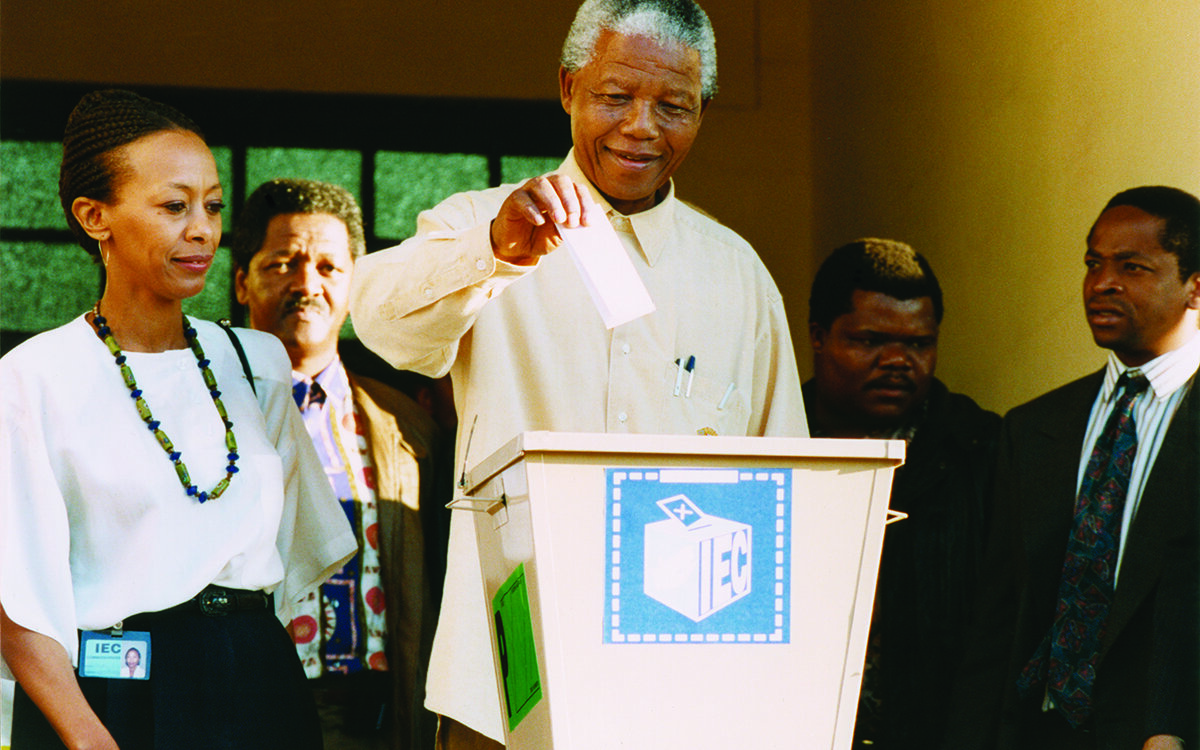 Behind the Struggle to Free South Africa article image of Nelson Mandela