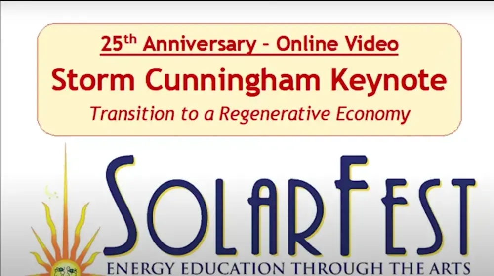Image of sunburst and SolarFest text