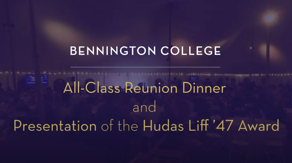 All Class Reunion Dinner and Presentation of the Hudas Liff Award