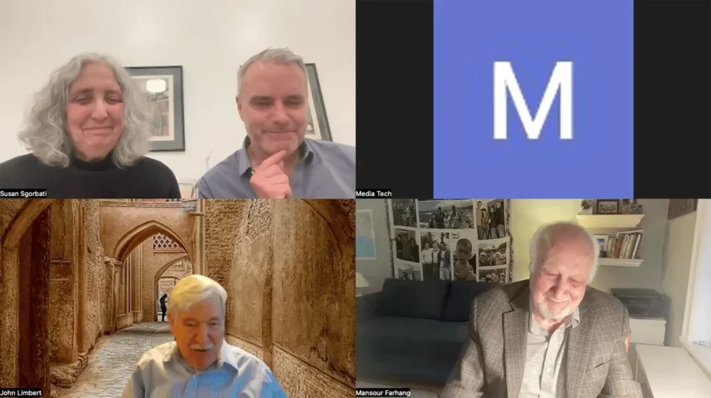 a screenshot of the CAPA webinar featuring the guest speakers and Susan Sgorbati and Brian Campion