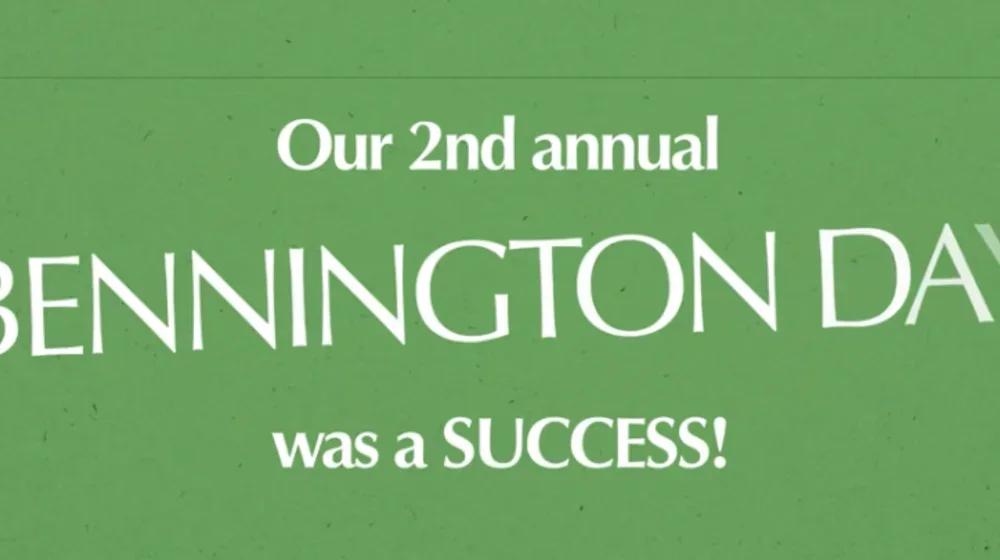 Bennington Day Thank You