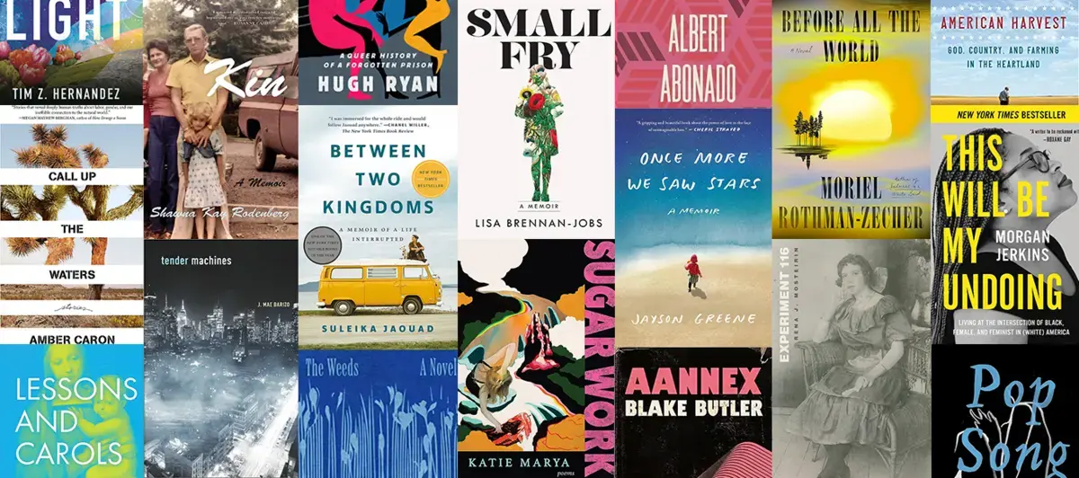 Covers of books by MFA Faculty and Alumni