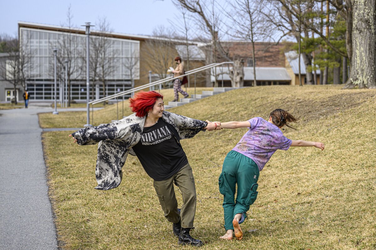 photo of Students Dancing on the Grass