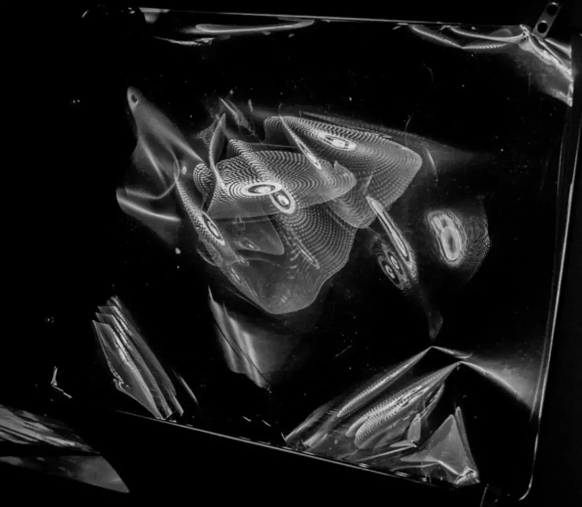 Photo of white geometric design