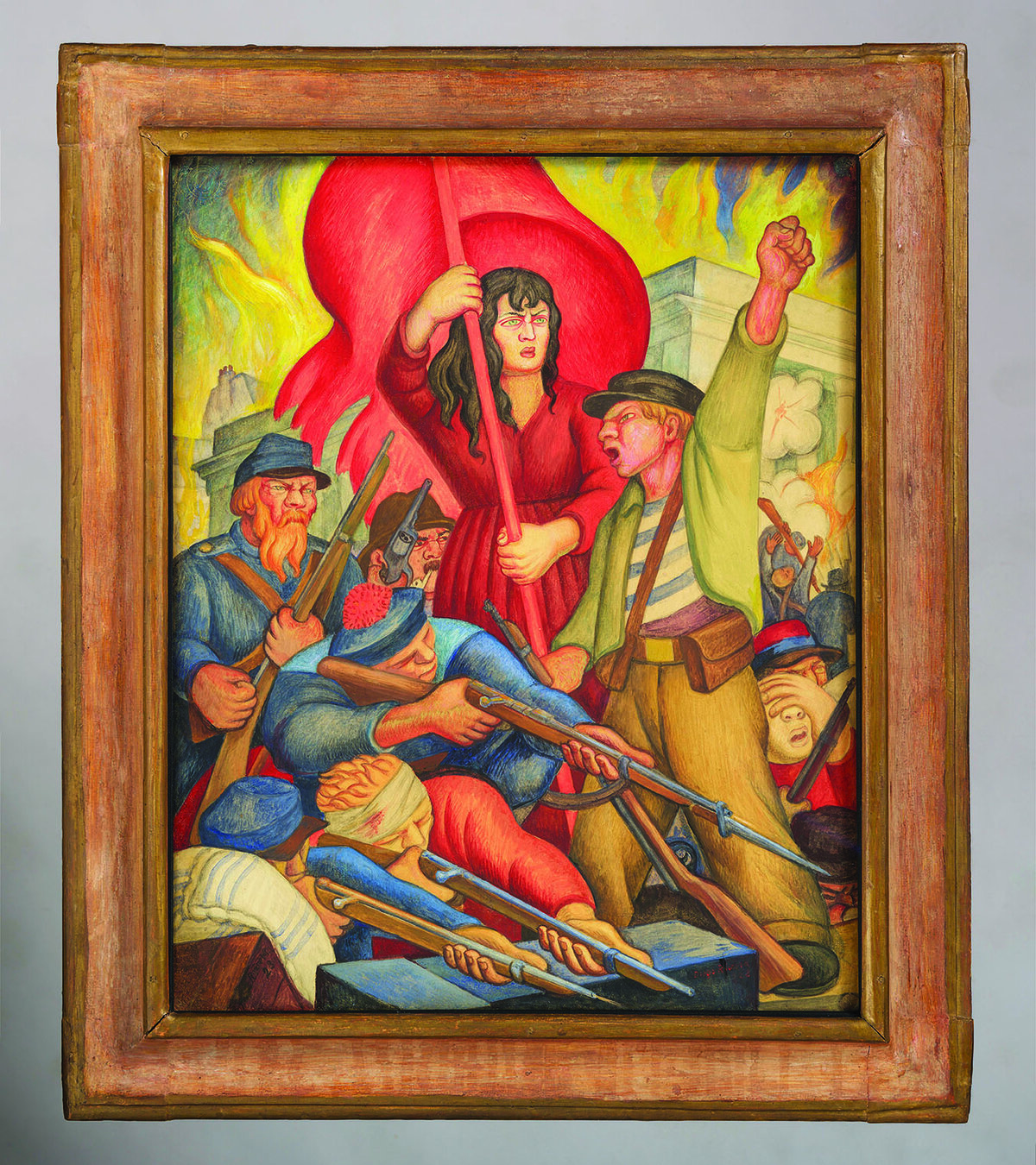 Diego Rivera painting of Communeros de Pais