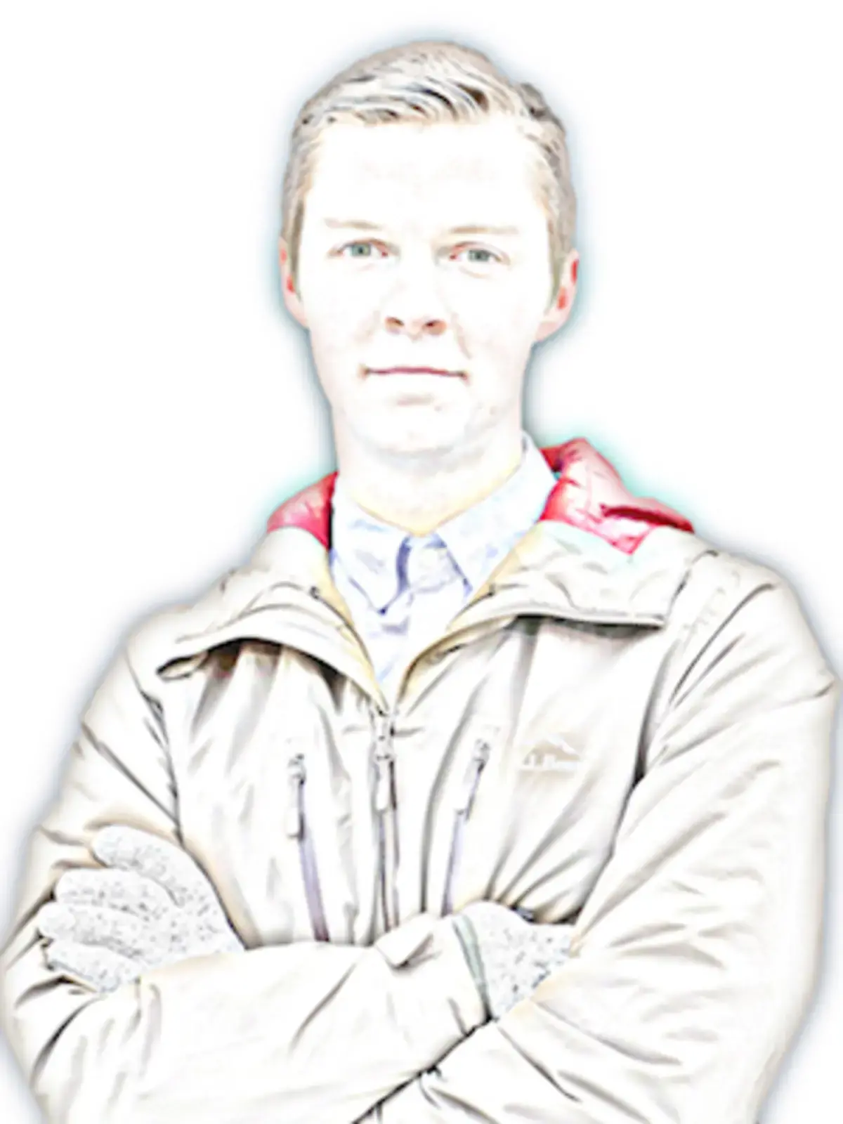 A sketch portrait of Jason Moon