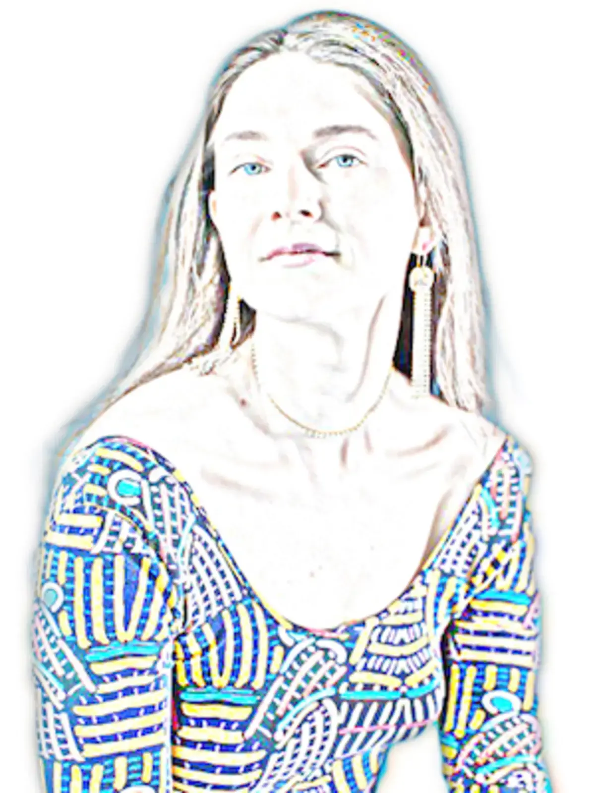 A sketch portrait of Molly Sarle