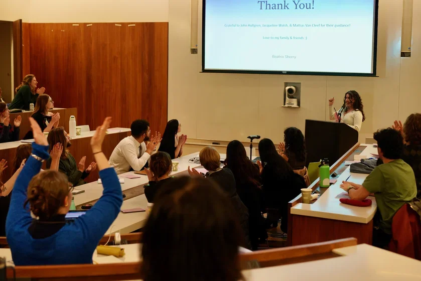 Image of student speaking