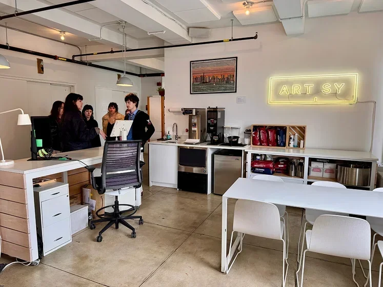 Georgianna Richer ’17 (MFT ’16), now a Senior Account Executive with Artsy