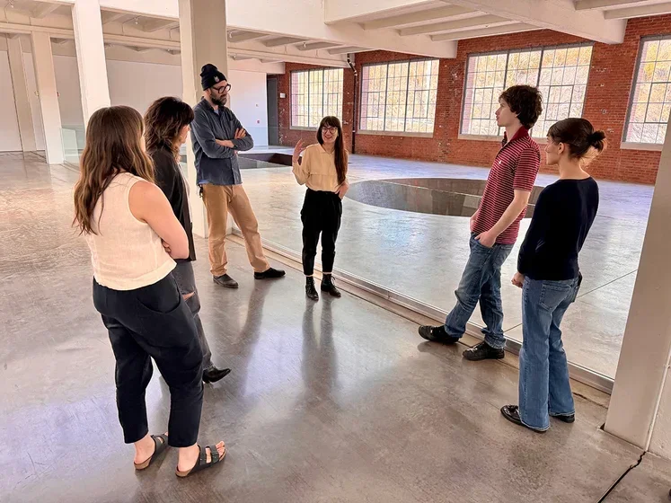 Fellows visiting Dia Beacon