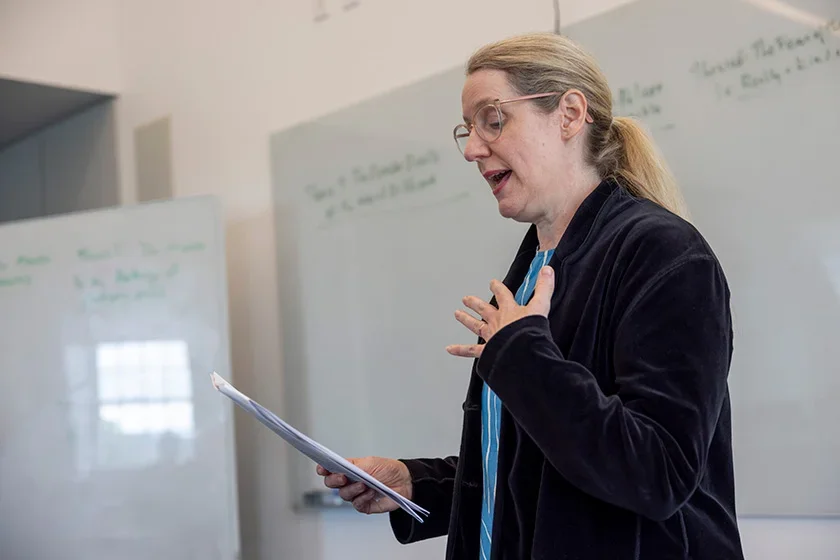 Image of woman reading
