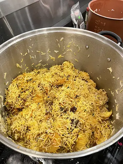 Image of Chicken biriyani