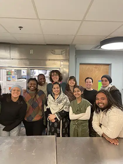 Image of a smiling group of people