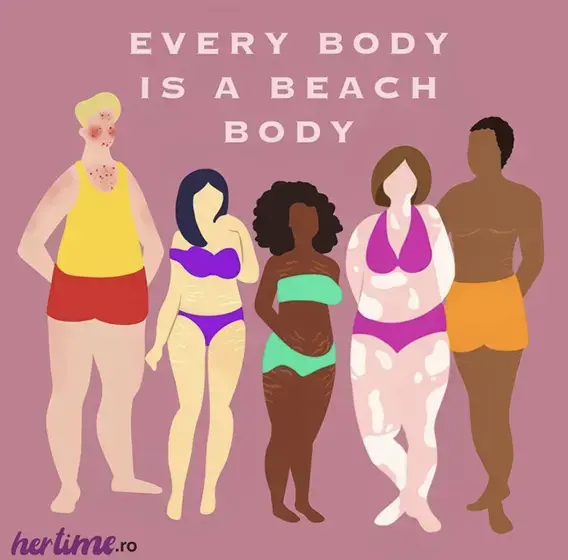 Image of people at beach