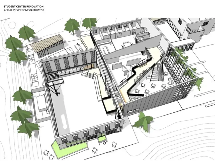 Student Center 3D Model