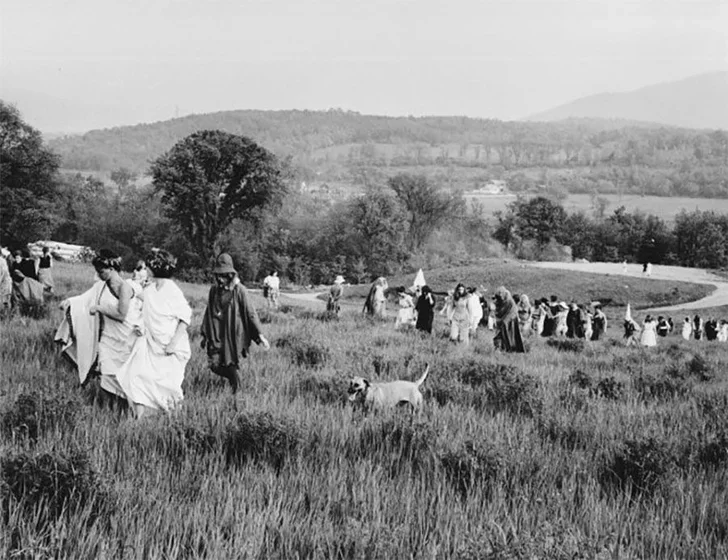  A Bennington Classics Department festival, circa late 1960s, organized by Claude Fredericks