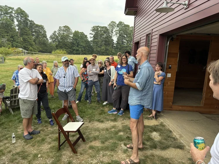 Image of people gathered at picnic