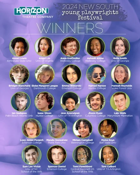Poster of 2024 New South Young Playwrights Festival winners