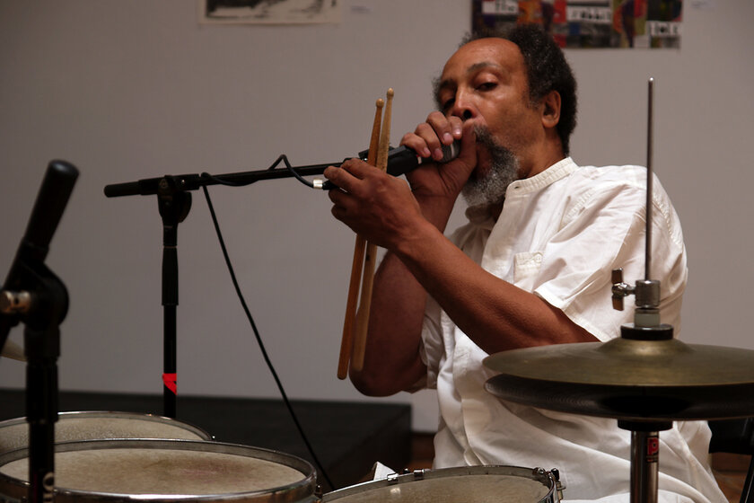 milford graves playing instrument 